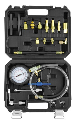 Измеритель давления топлива (с набором переходников) Thorvik FPTK1