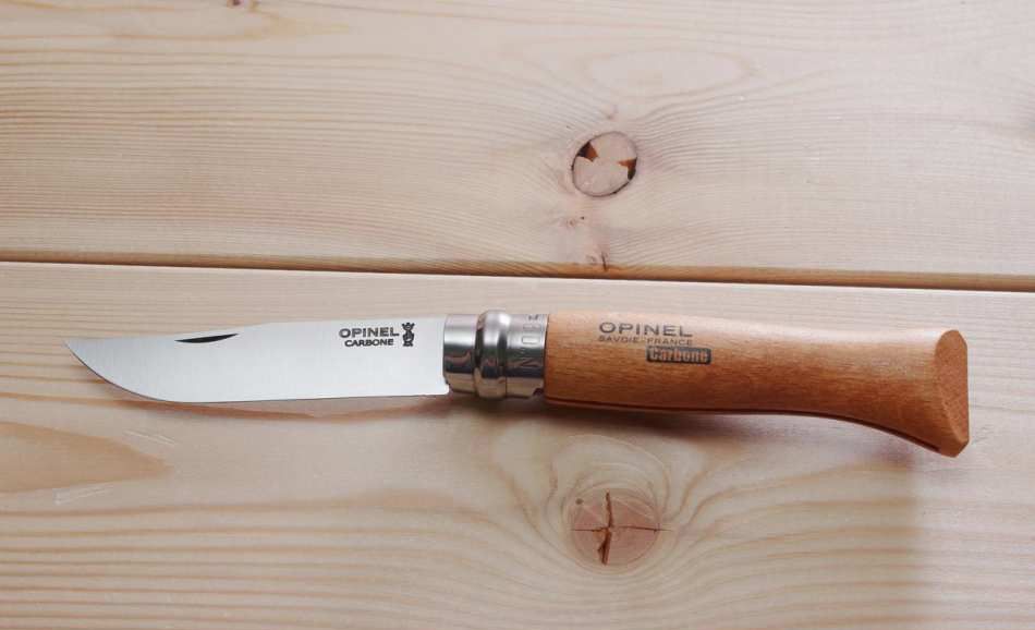 Нож Opinel 9VRN (бук/углеродистая)