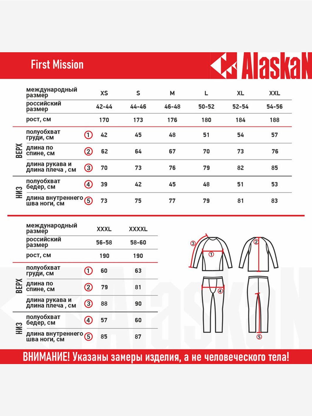 Термобельё Alaskan First Mission (к-т) S серо-черный м