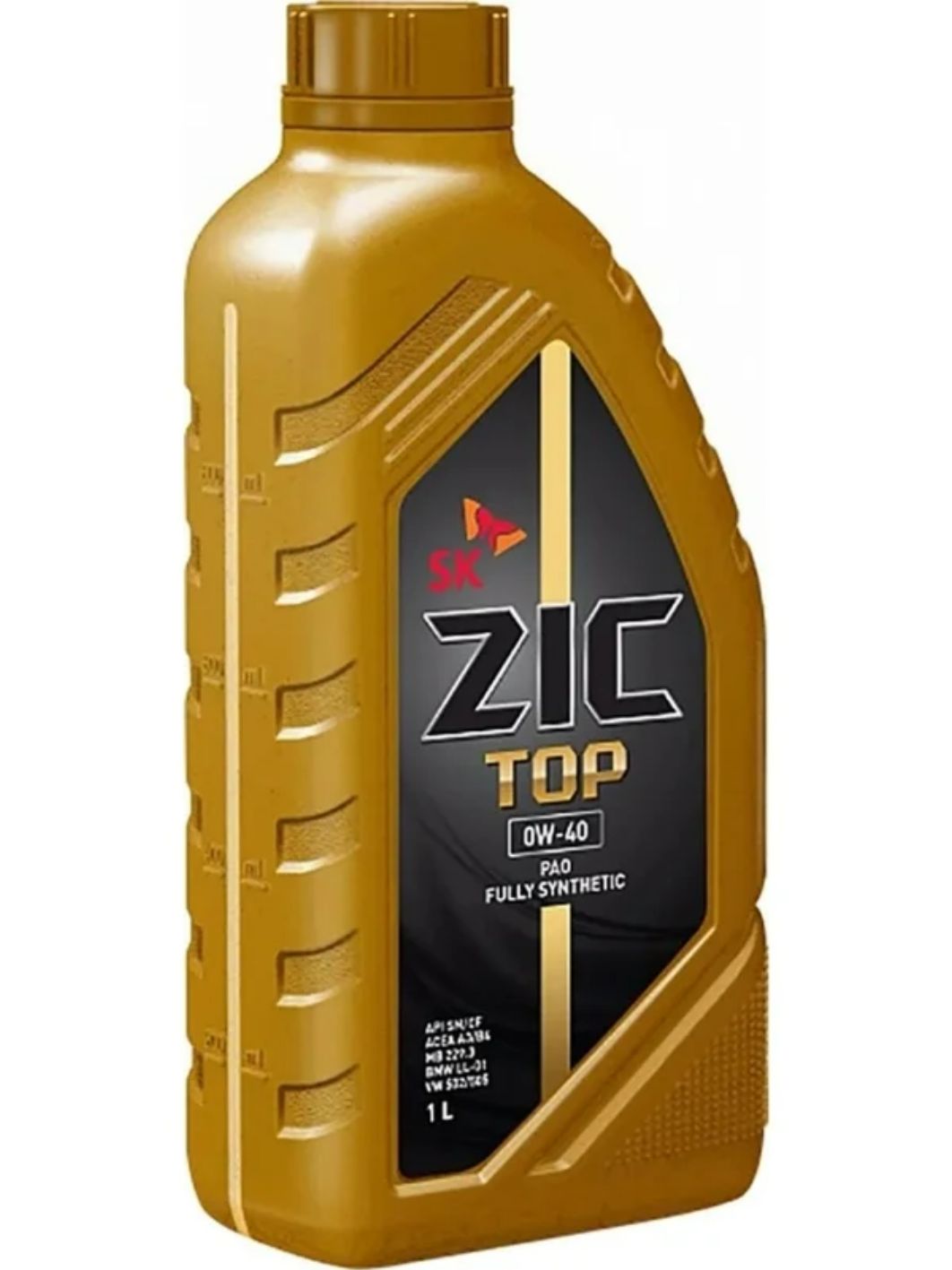 ZIC TOP 0W40 1L синтетическое моторное масло