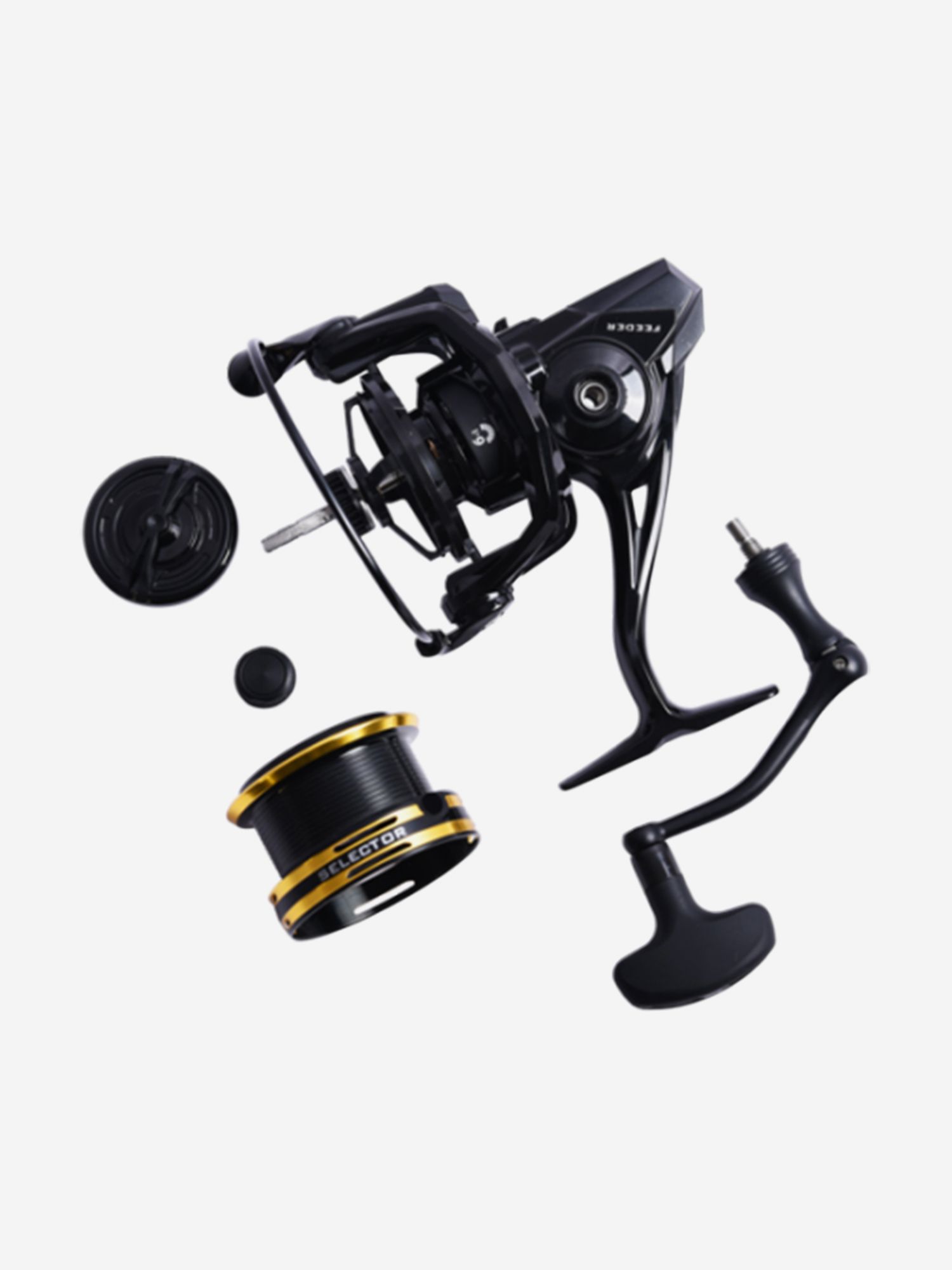 Катушка безынерционная фидерная Black Side Selector 5500FD (6+1 подш.)