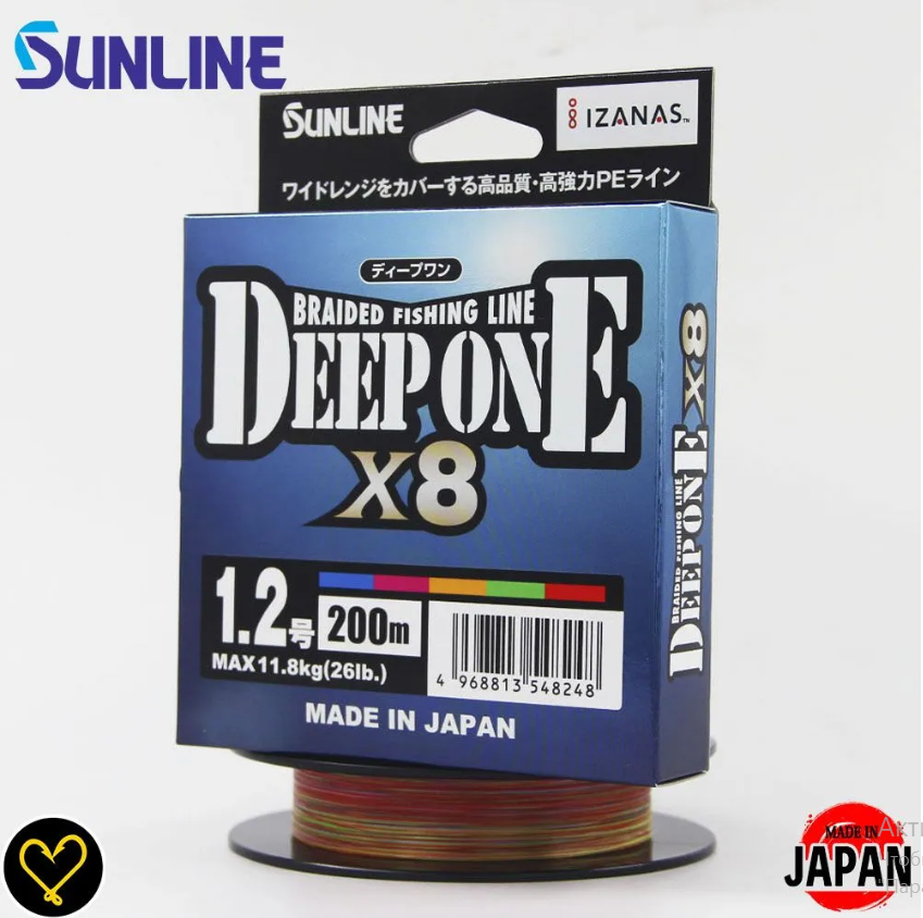 Шнур Sunline DEEP ONE×8 HG 200m #2/38lb