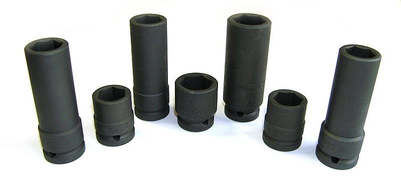 яяголовка торцовая 22мм*1/2" ударная, удлиненная  shinano p422ml