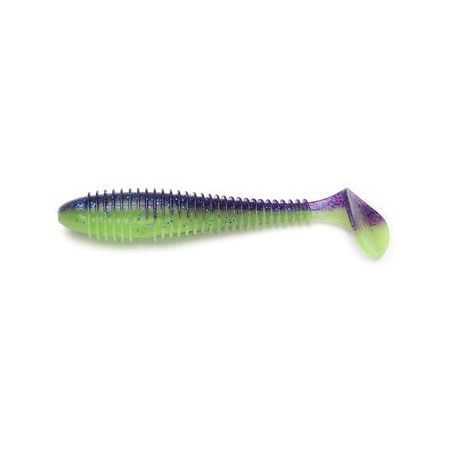 Приманка съедобная Keitech Swing Impact FAT 7.8" #PAL06 Violet Lime Belly