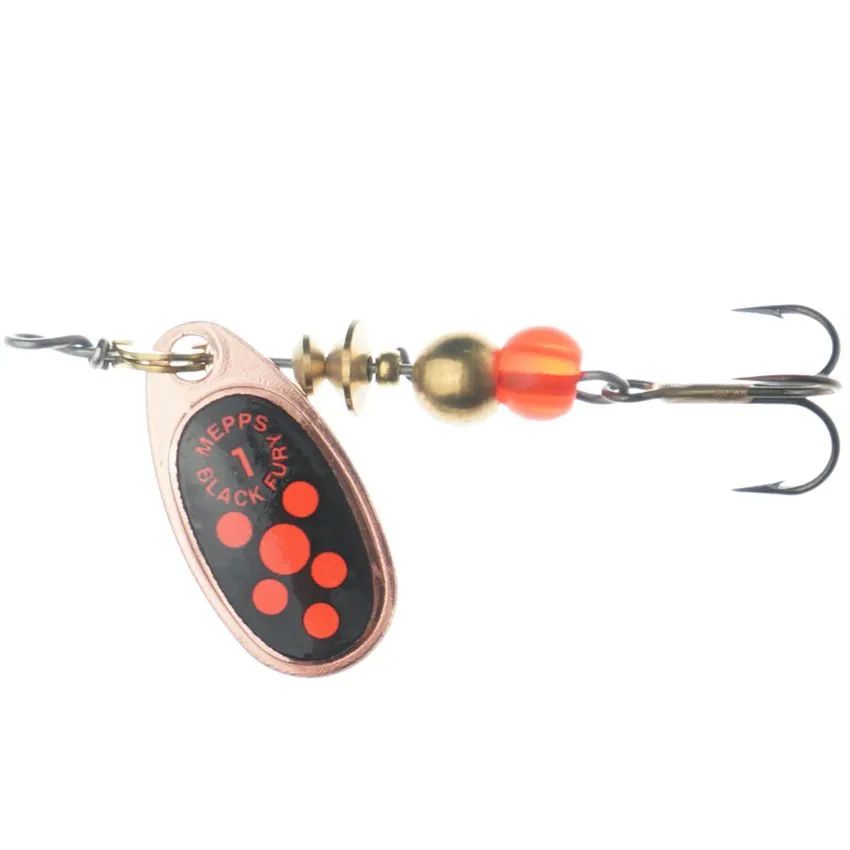 Блесна вращающаяся Mepps "Black FURY 1 /3, 5гр/ Cooper/Orange