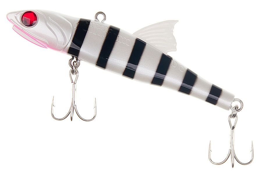 Виб LITTLE JACK Forma Adict 68mm 15g (#Zebra milk black)