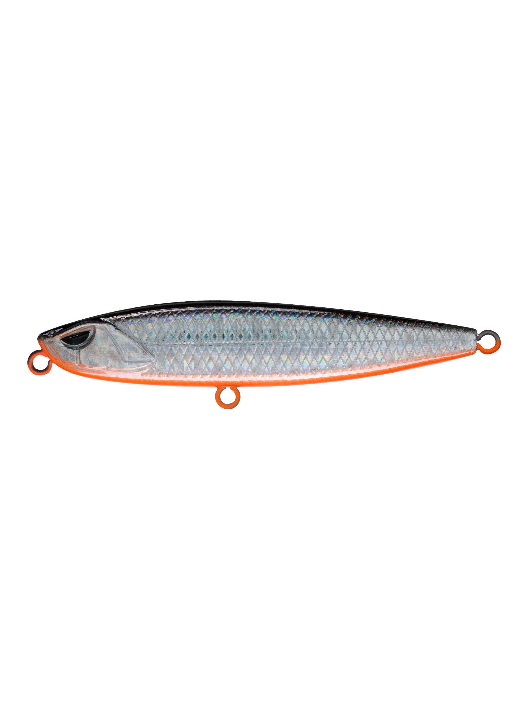 Воблер Стикбейт Strike Pro Scud Stick 70S (Slide Bait Heavy One 70),  70 мм,  16, 5 гр,  Загл. 0, 5м.-4, 0м.,  Тонущий,  цвет: A70-713 Black Silver OB,  (EG-245#A70-713)
