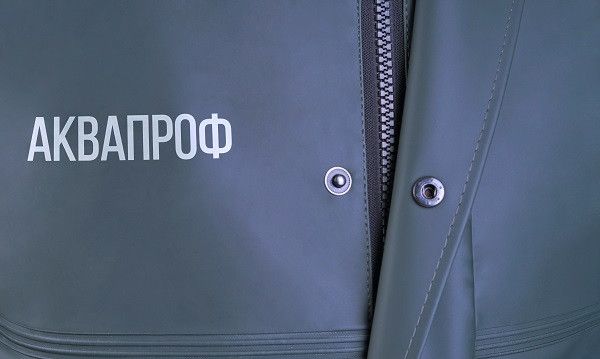 Костюм рыболовный РОКОН Аквапроф,  46-48,  170-176,  хаки (ПВХ 600 г/м,  17 000 мм вод.ст.)