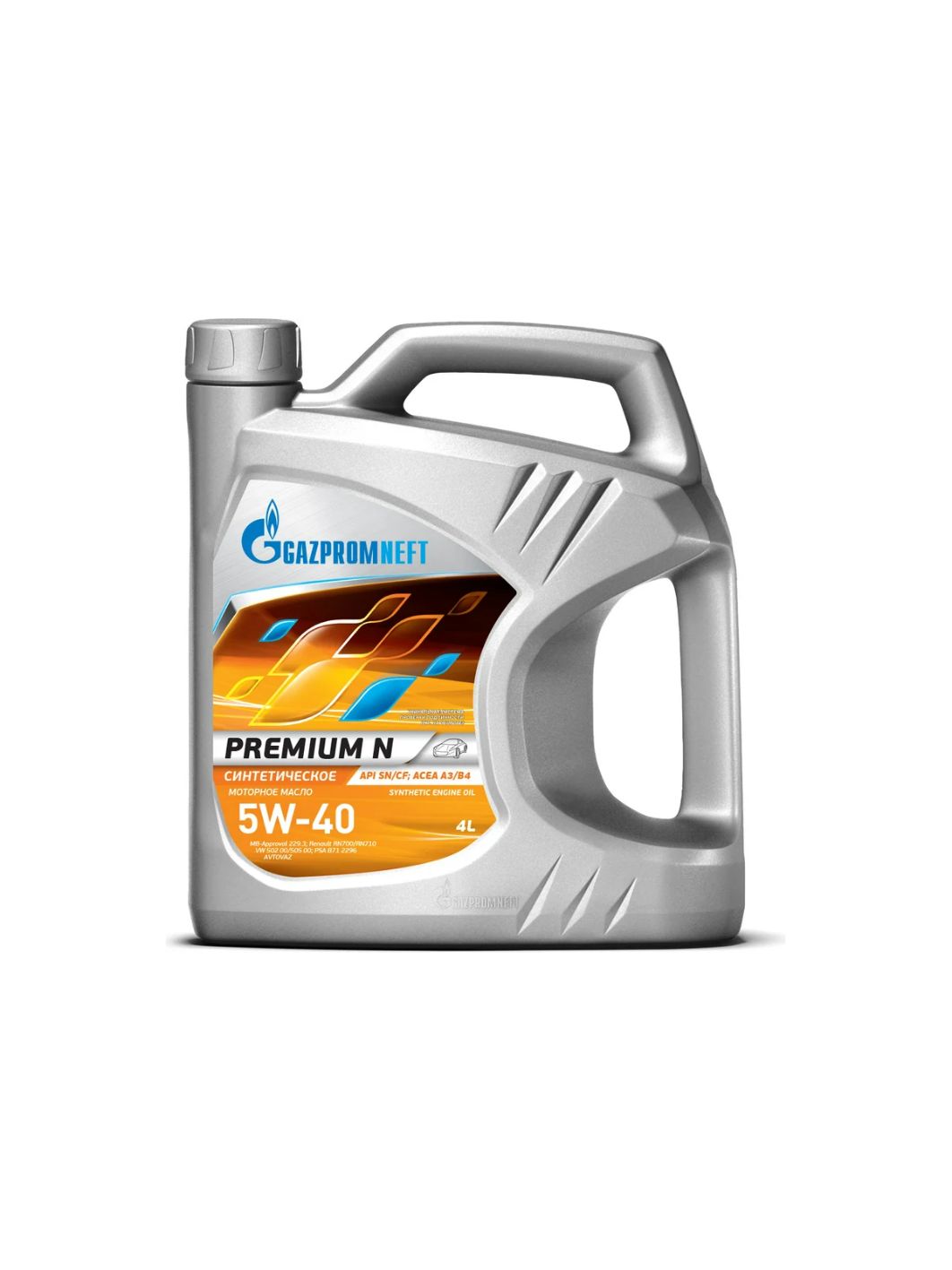 ГАЗПРОМНЕФТЬ 5w40 Премиум N 4л синтетическое моторное масло