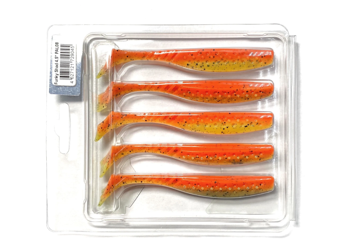 Приманка силиконовая Frapp Funky Shad 4, 5" #PAL08 (5 шт)