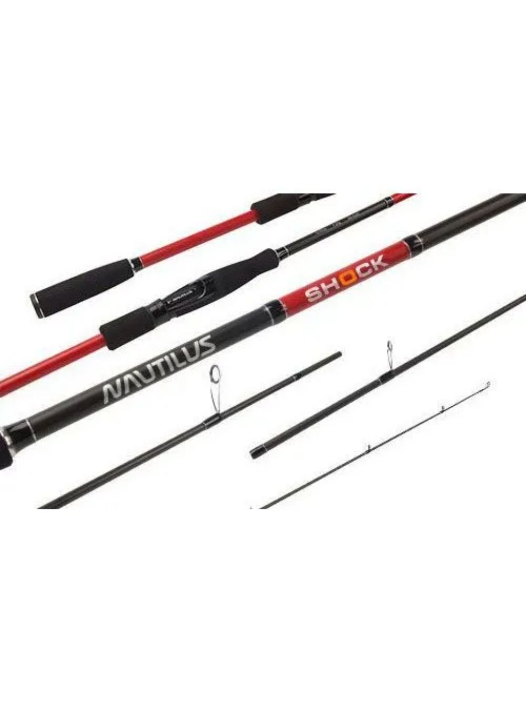 Спиннинг Nautilus Shock NSHS-802ML 240см 5-25гр /компл-я с вершинкой/