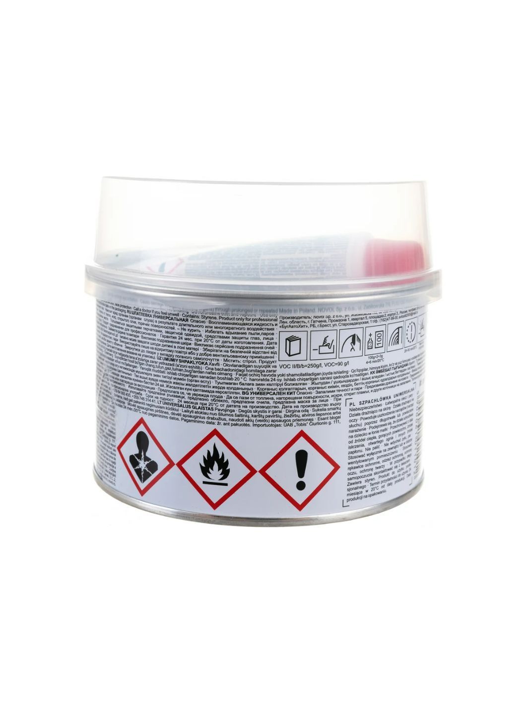 Шпатлевка NOVOL 1101 UNI универсальная 500гр