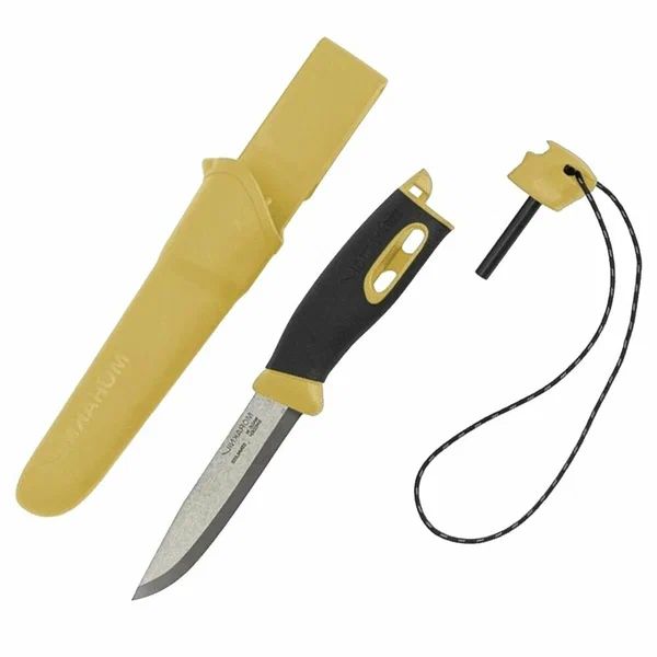 Нож Morakniv Companion Spark Yellow (с огнивом)