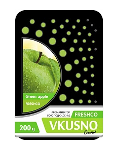 ароматизатор "freshco vkusno" под сиденье (яблоко)