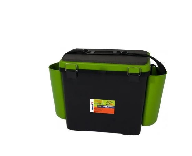 Ящик зимний "FishBox" односекционный (19л) зеленый Helios