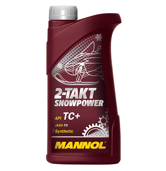 MANNOL 2-Takt Snowpower 7201 1л синтетическое моторное масло