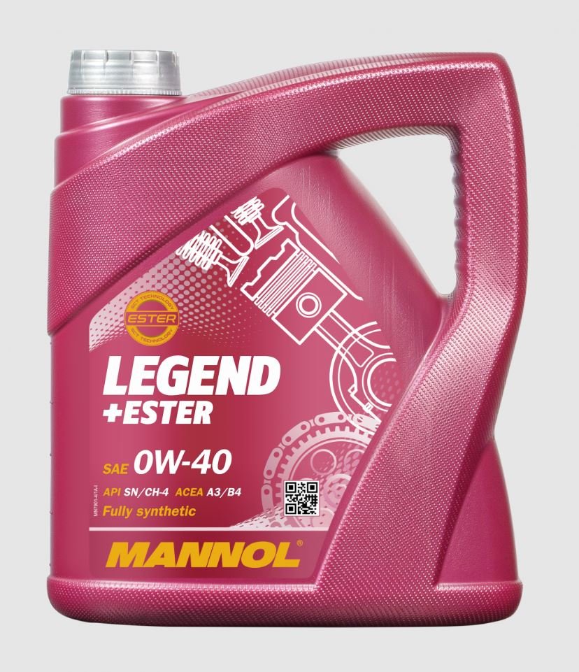 MANNOL Legend +Ester 0W40 7901 4л синтетическое моторное масло
