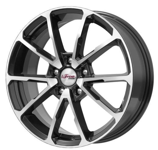 Литой диск iFREE ДЖЕТ 6.5x16/5x112 D57.1 ET50 блэк джек комплект 4шт.