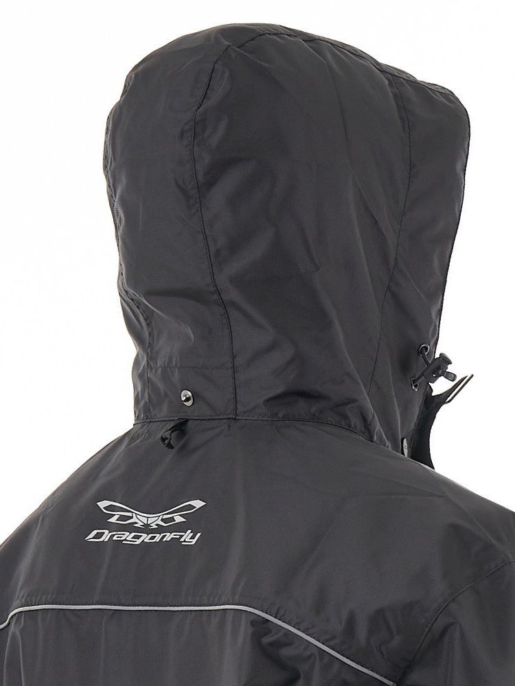 Куртка - дождевик DRAGONFLY EVO BLACK (2023) (мембрана 10000/8000) 400122-23-300 S
