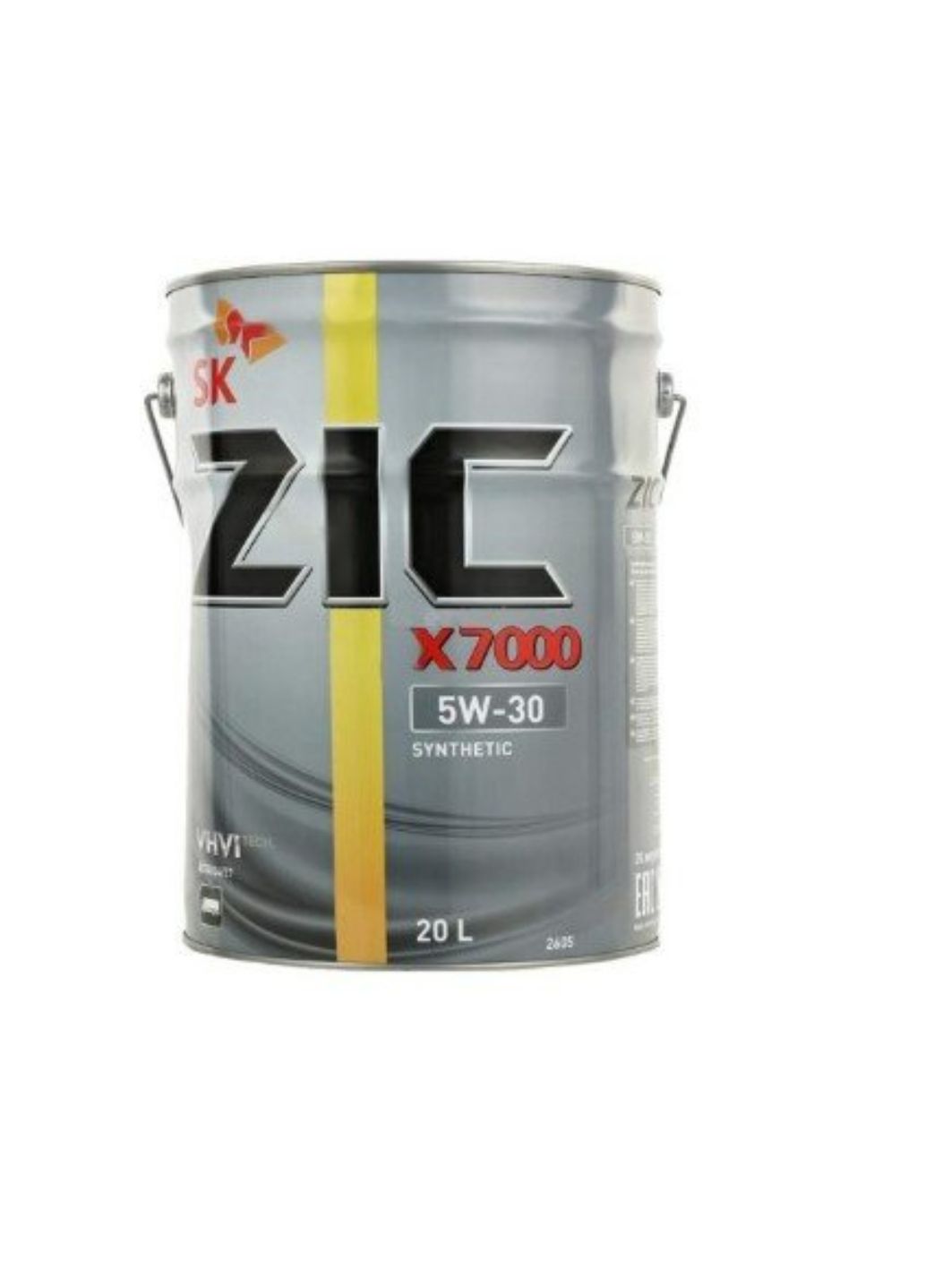 ZIC X7000 5W30 20L синтетическое моторное масло