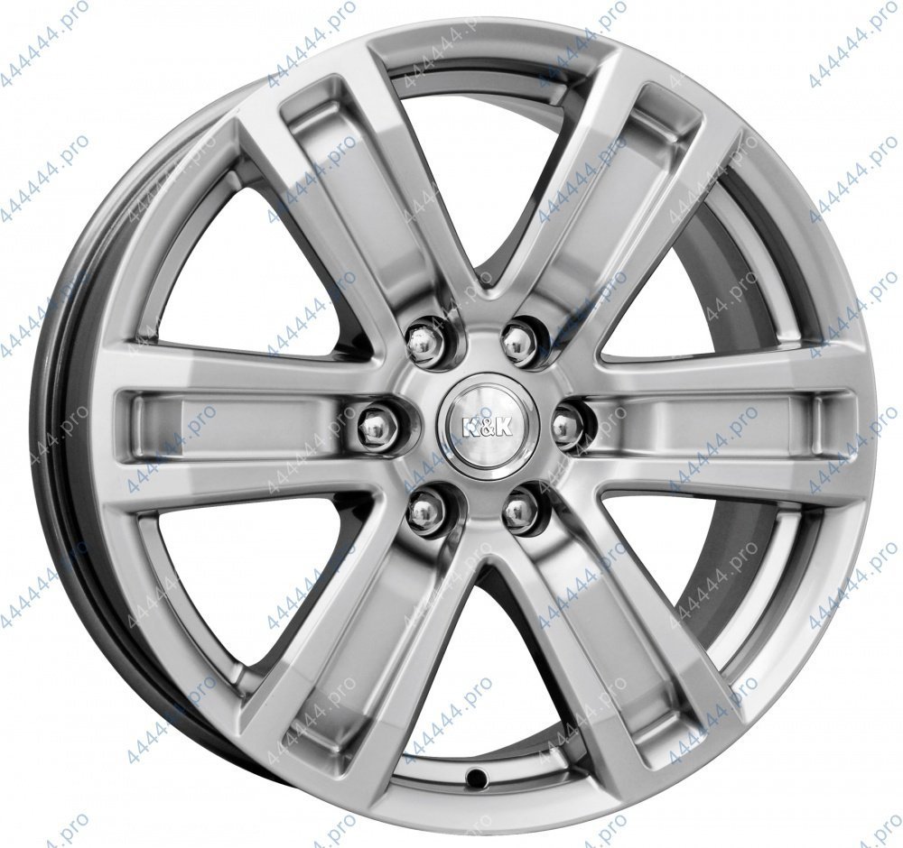 Литой диск K&K R7-Рольф 7.5x17/6x139.7 D67.1 ET46 блэк платинум комплект 4шт.