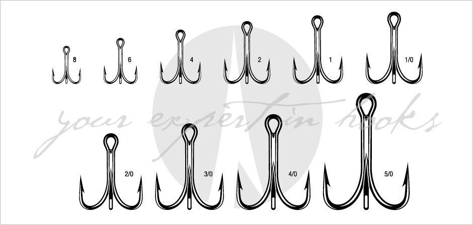 Крючок тройной VMC 9626 PS (пермастил) №06 (10шт)