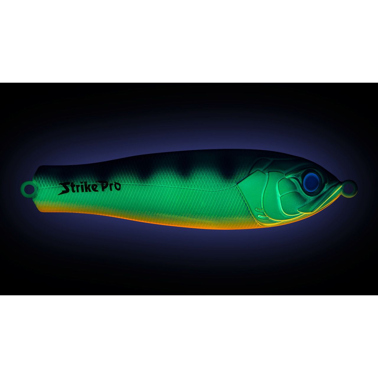 Блесна колеблющаяся Strike Pro Salmon Profy 115,  115 мм,  45 гр,  Тройник,  цвет: A45E Natural Perch,  (PST-03A#A45E/A45E)