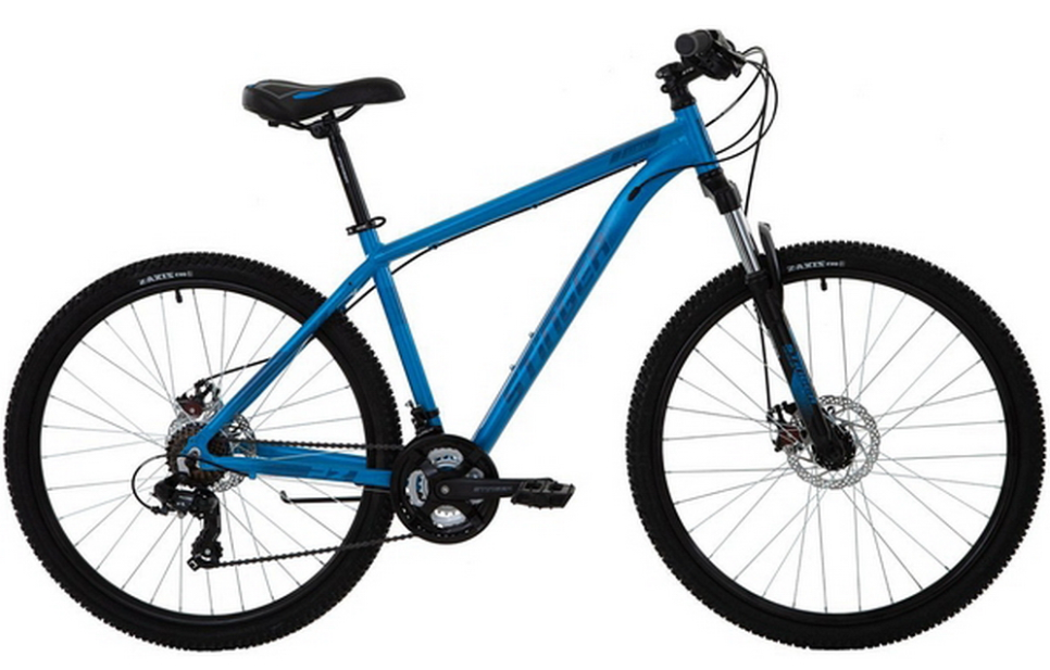 Велосипед колёса 26" горный STINGER Element Evo, 21 скорость, рама сталь 16" (синий)