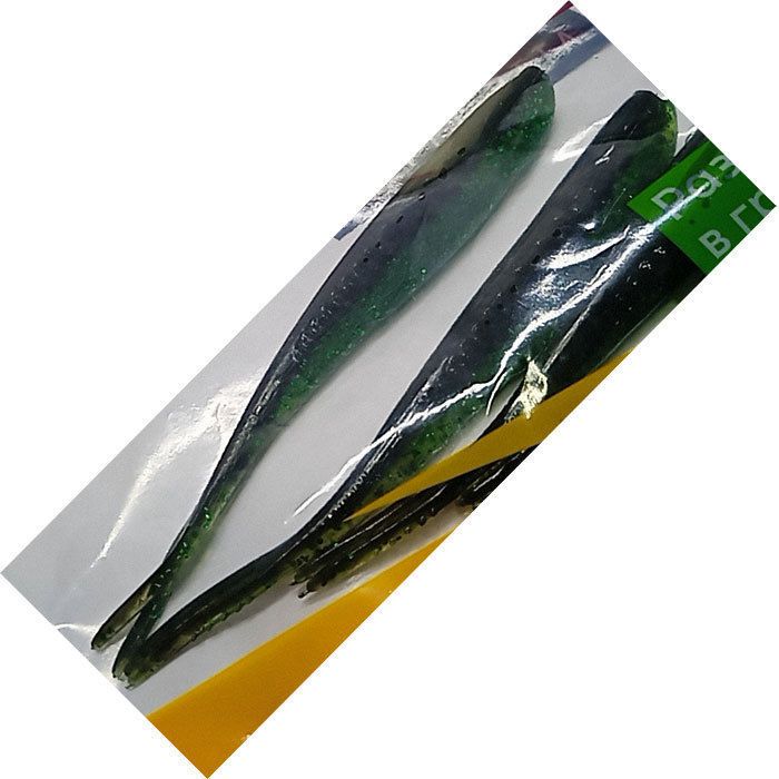 Приманка ZUB-HORDA SLAG 144мм-4шт,  (цвет 040) черный верх-изумрудный низ