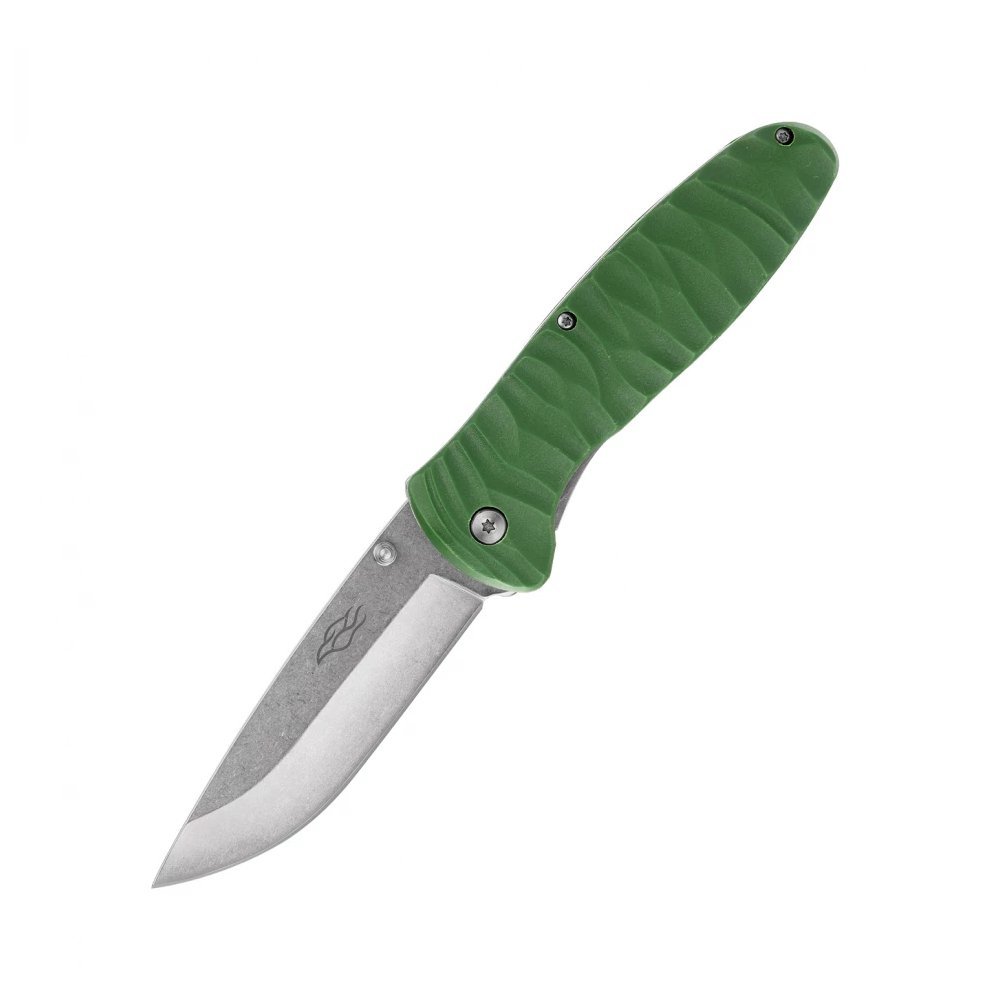 Нож складной "Firebird by Ganzo" с клипсой,  дл.клинка 89 мм,  сталь 4116 Krupp,  цв. зелёный