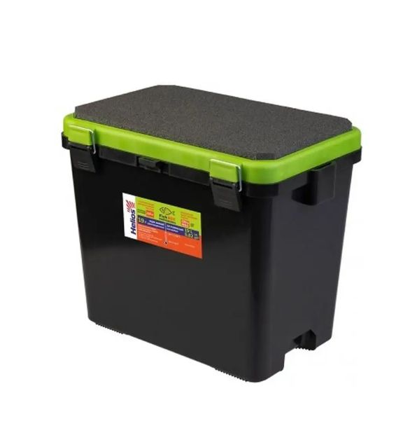 Ящик зимний "FishBox" односекционный (19л) зеленый Helios