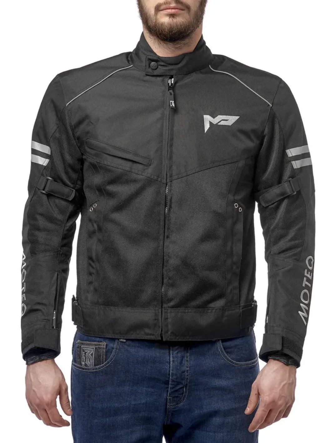 Куртка текстильная MOTEQ AIRFLOW черная 3XL