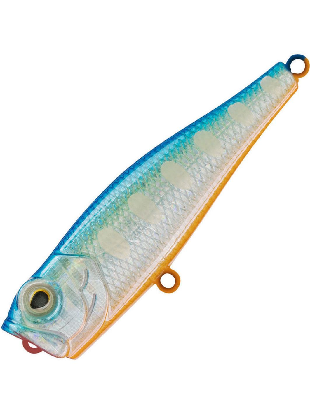 Воблер Поппер Strike Pro Bubble Pop 65,  65 мм,  8 гр,   цвет: A150-713 UV Blue Silver OB,  (EG-046#A150-713)