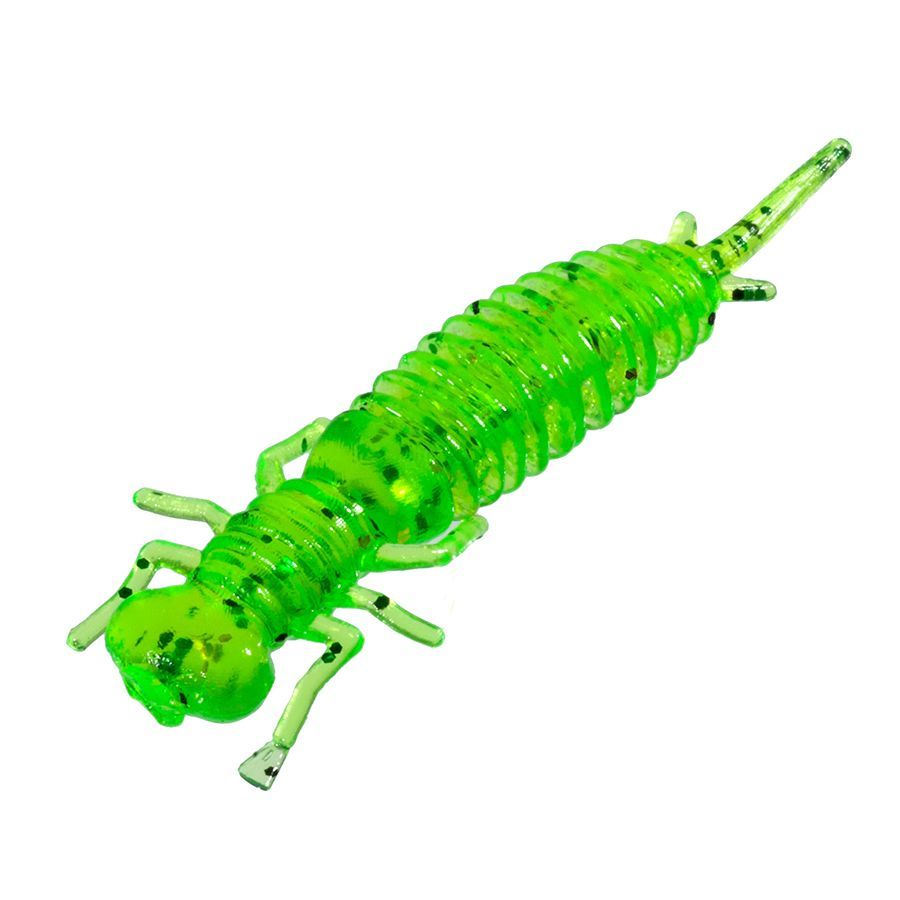 Приманка ZUB-KAZARA 50мм-10шт, (цвет 351) шартрез с блестками