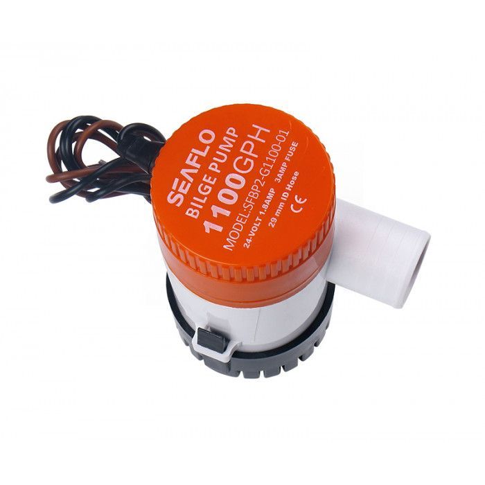 Насос осушительный SeaFlo 1100GPH 12В 69л/м SFBP1-G1100-01