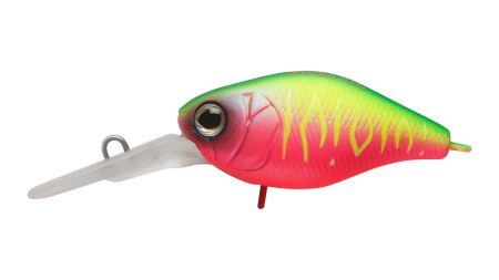 Воблер Крэнк Strike Pro Cranky-X Deep 50,  50 мм,  8, 7 гр,  Загл. 1, 0м.-2, 5м.,  Плавающий,  цвет: A230S Watermelon Mat Tiger,  (EG-165L#A230S)