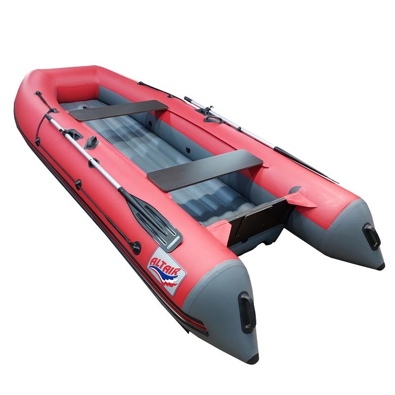 Лодка ALTAIR HD-380 оранжево-серая