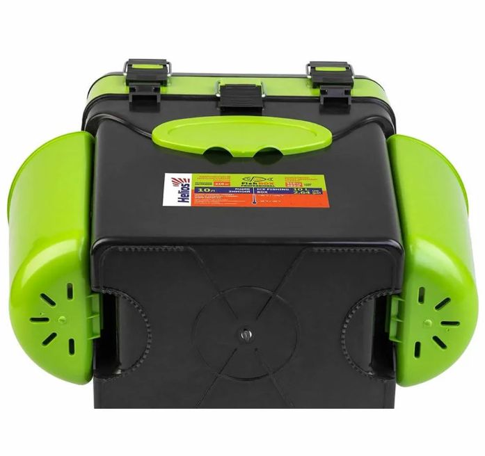 Ящик зимний "FishBox" (10л) зеленый Helios