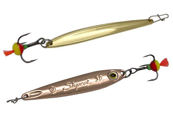 Блесна вертикальная ECOPRO Shprot, 80мм, 15г, G/C