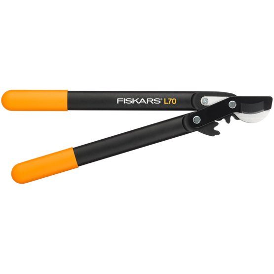 сучкорез садовый плоскостной fiskars l70 powergear малый (1002104)