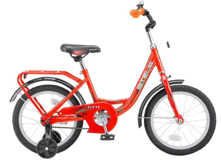 Велосипед колёса 16" детский STELS Flyte, 1 скорость, рама сталь 11" (красный)