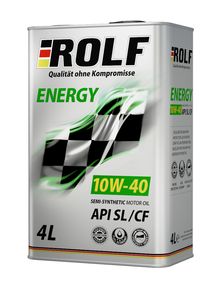 ROLF Energy 10W40 SL/CF 4л полусинтетическое моторное масло 