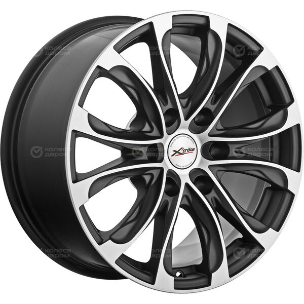 Диск л.Р18 8.0/6*139.7 X-TRIKE X-134 d106.1 ET25 BK/FR 78064 Toyota LC Prado  КОМПЛЕКТ 4ШТ.