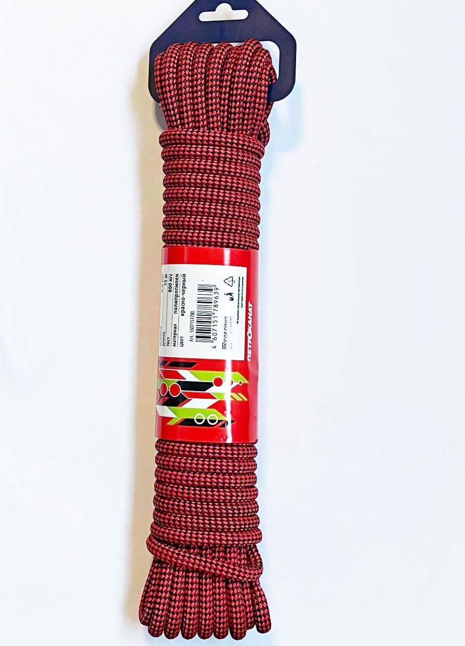 Шнур плетёный Sport Cord  8, 0 мм,  800 кг,  15 м,  двухцветный,  евромоток