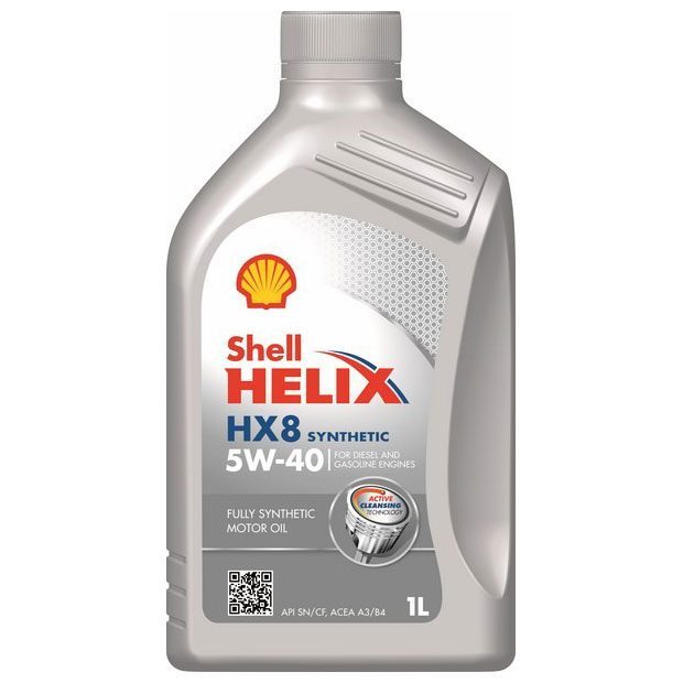 SHELL HELIX HX8 5w40  1L синтетическое моторное масло