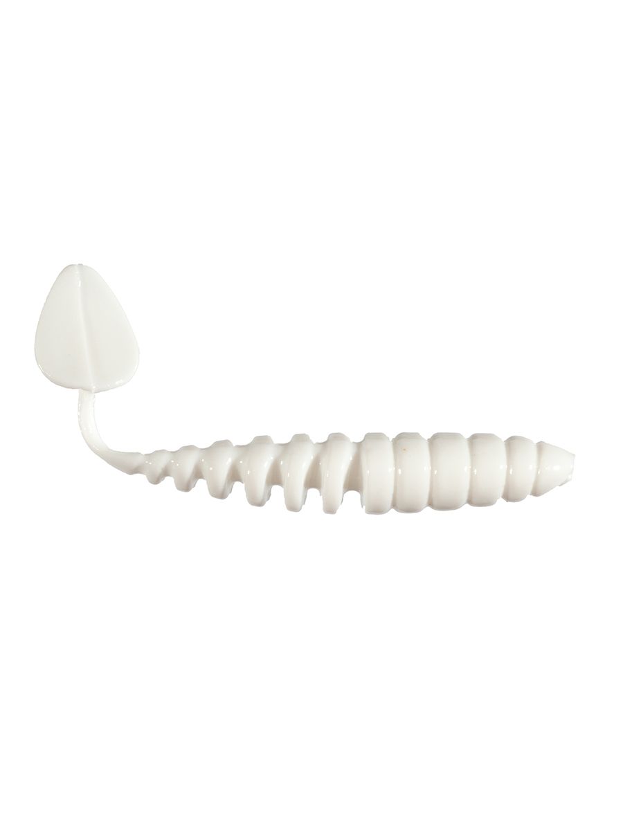 Приманка ZUB-SHAD 60мм(2, 3") -7шт,  (цвет 801) белый
