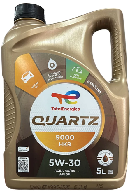 TOTAL QUARTZ 9000 HKR 5W30 5L синтетическое моторное масло