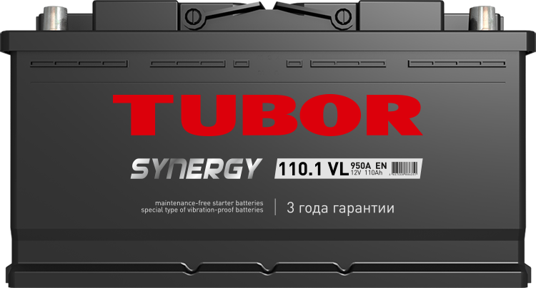 6СТ 110 TUBOR SYNERGY  Аккумулятор зал/зар