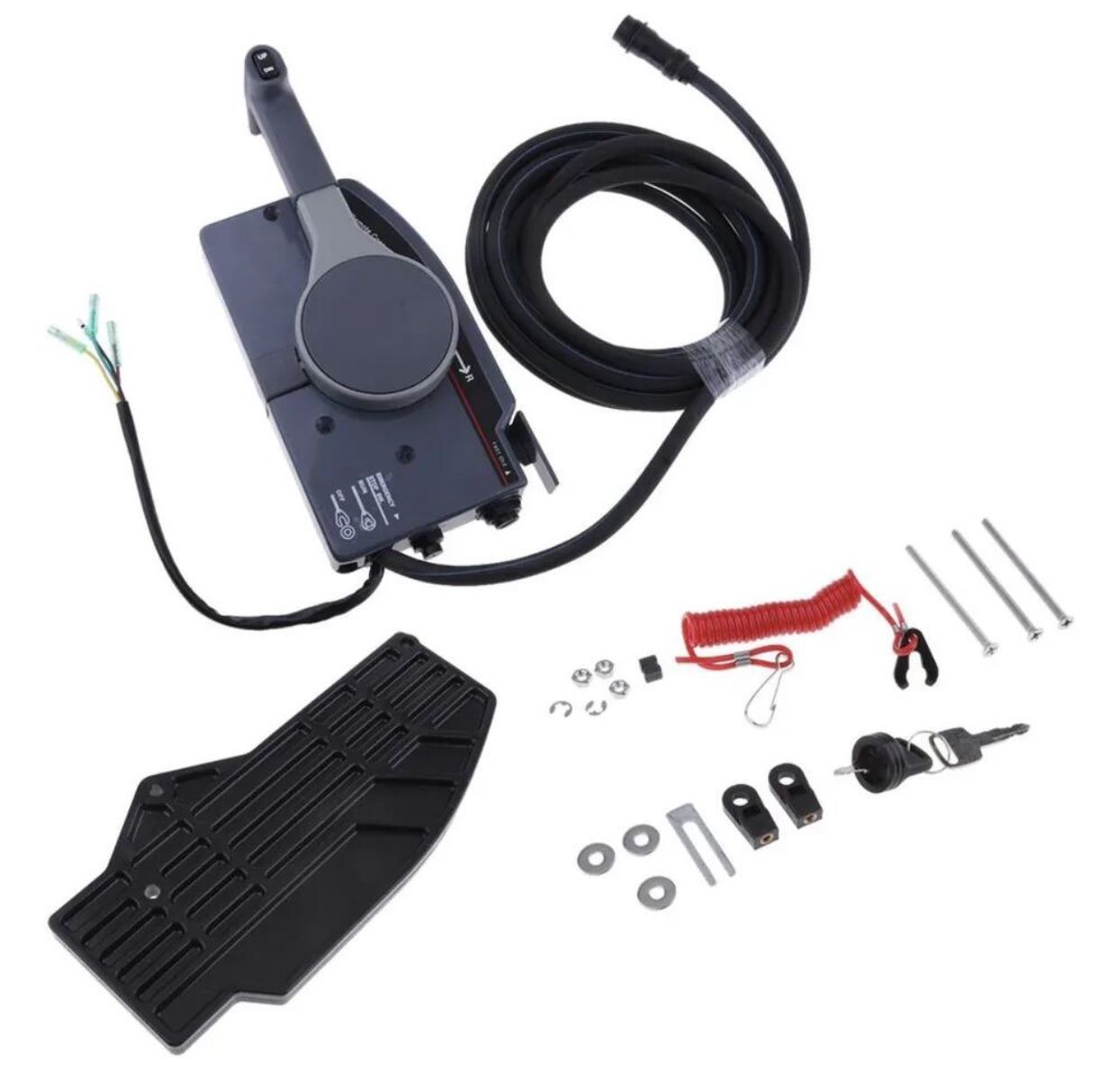 Контроллер газ-реверс NAUTFLEX Yamaha 703-48205-16P(С кнопкой гидроподъема,  фишка на 10 пинов,  Толкает газ)