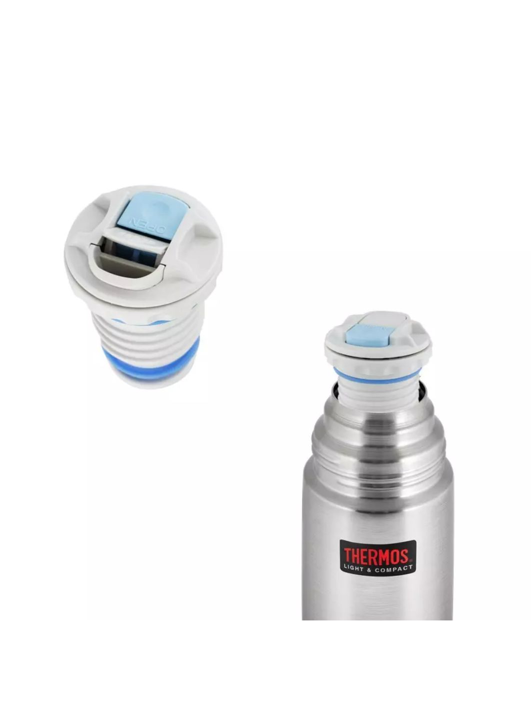 Термос THERMOS FBB-1000 1L (материал - нержавеющая сталь,  цвет стальной,  объём 1л)